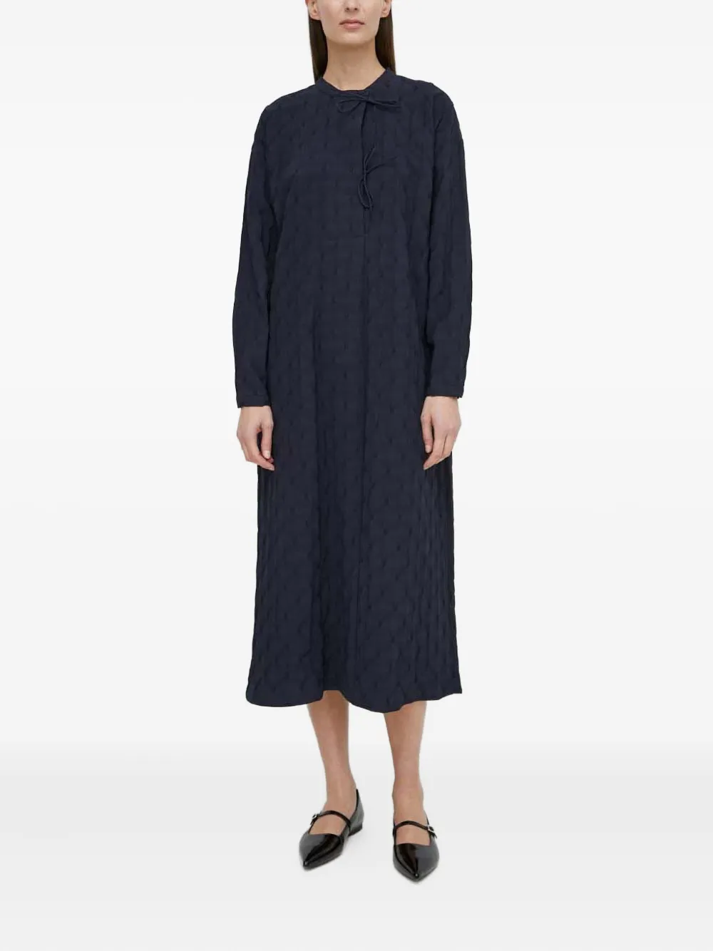 Résumé tie-detailing midi dress | Black | Image 1