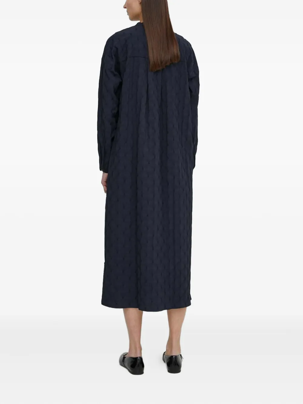 Resume Tie-detailing Midi Dress In Black