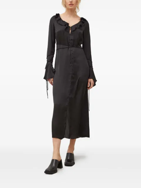 Résumé ruffled flared midi dress