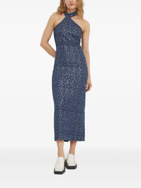 Résumé halterneck mini dress