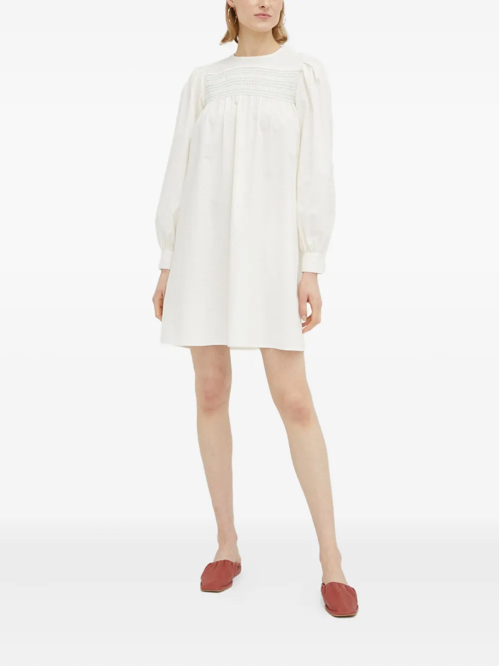 Résumé smocked long-sleeve dress | Day Dresses | Image 2