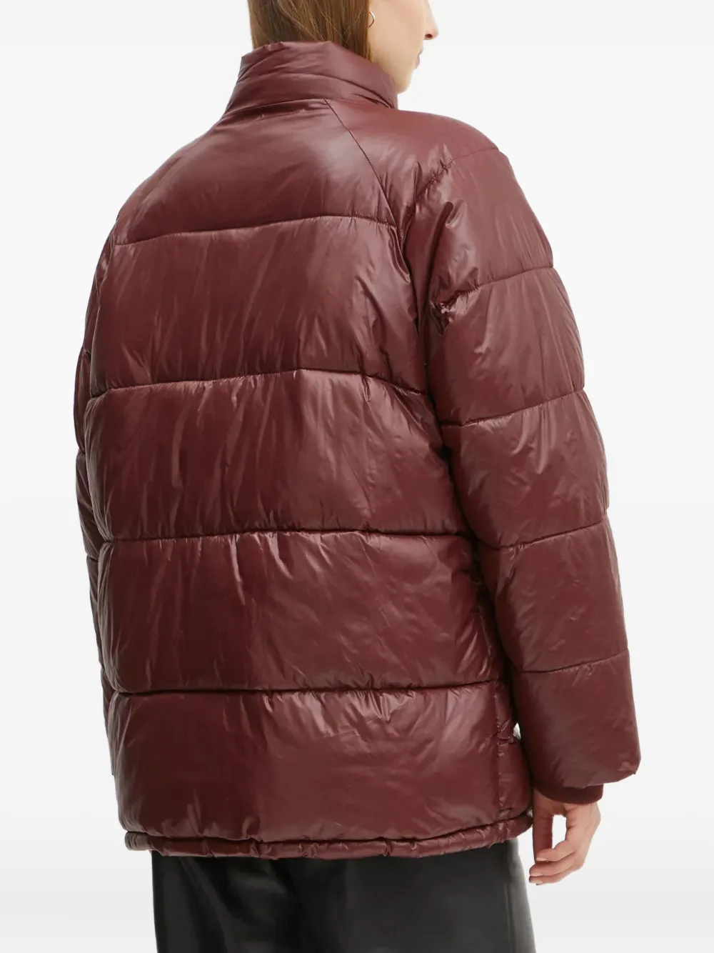 Resume Gefütterte Jacke Mit Logo-print In Brown