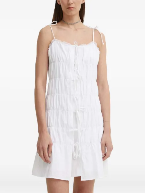 Résumé lace-trim tie-details dress