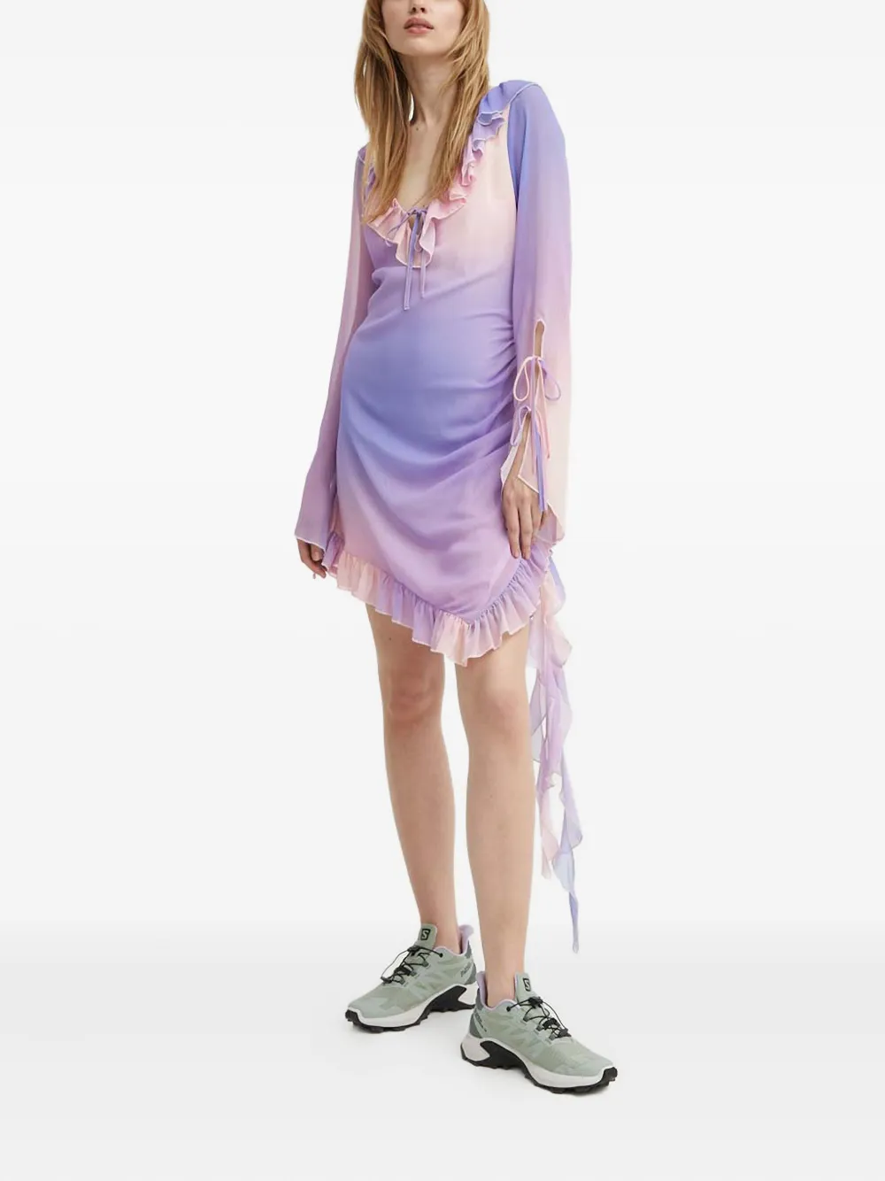 Résumé ruffled tie dress | Cocktail & Party Dresses | Image 2