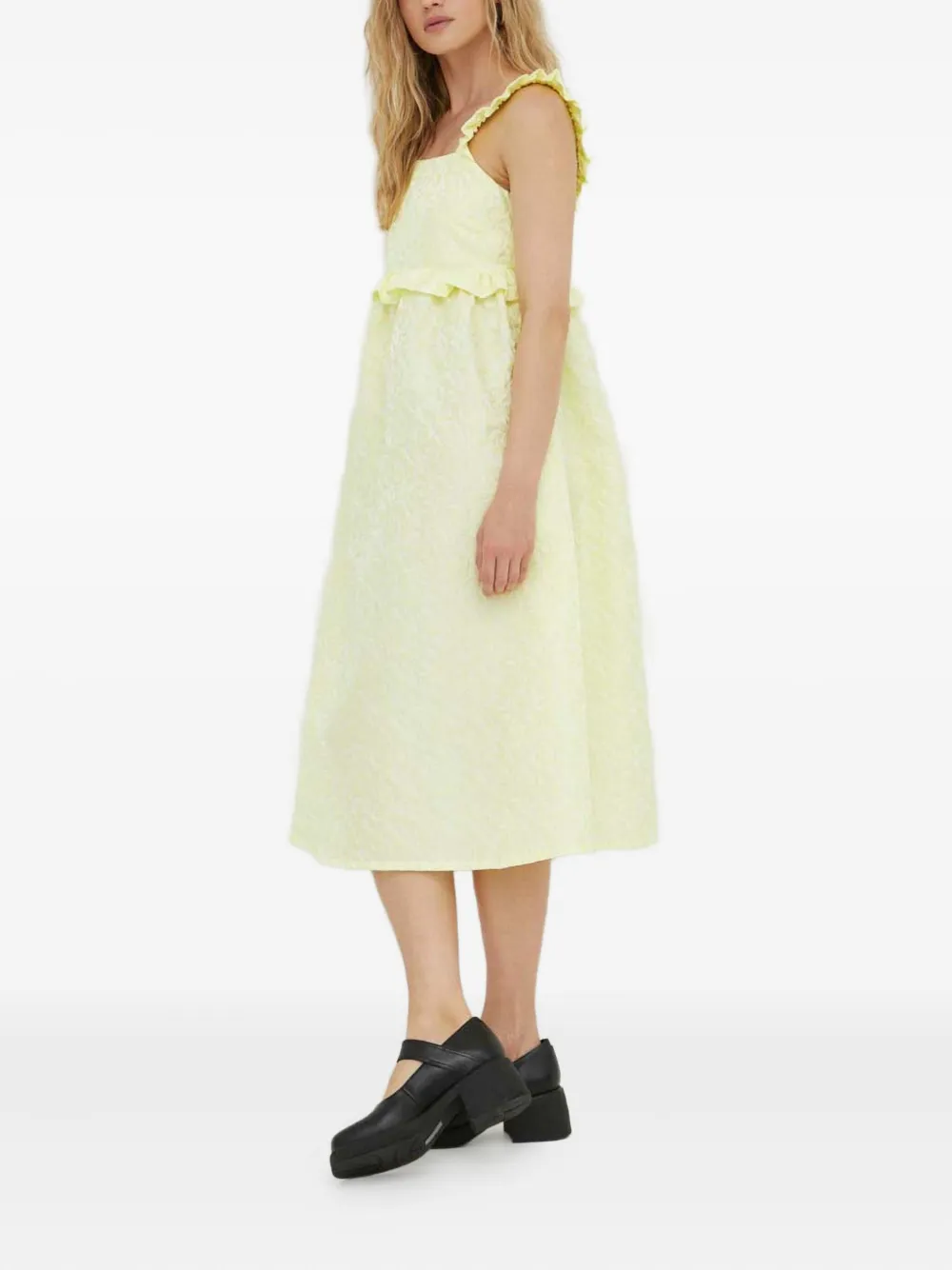 Résumé ruffled jacquard dress | Day Dresses | Image 2