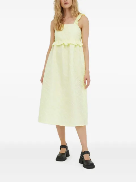 Résumé ruffled jacquard dress