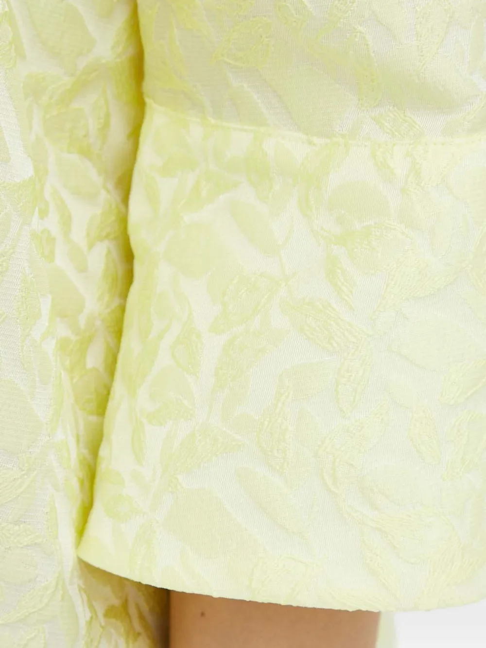 Resume Ruffled Floral Dress In Yellow