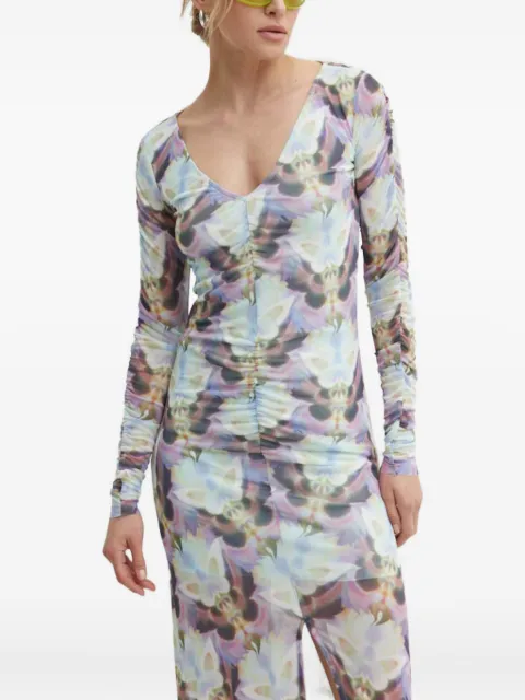 Résumé ruched slit dress