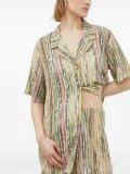Résumé striped button-up shirt - Green