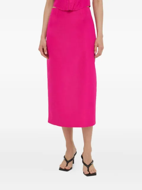 Résumé split back skirt
