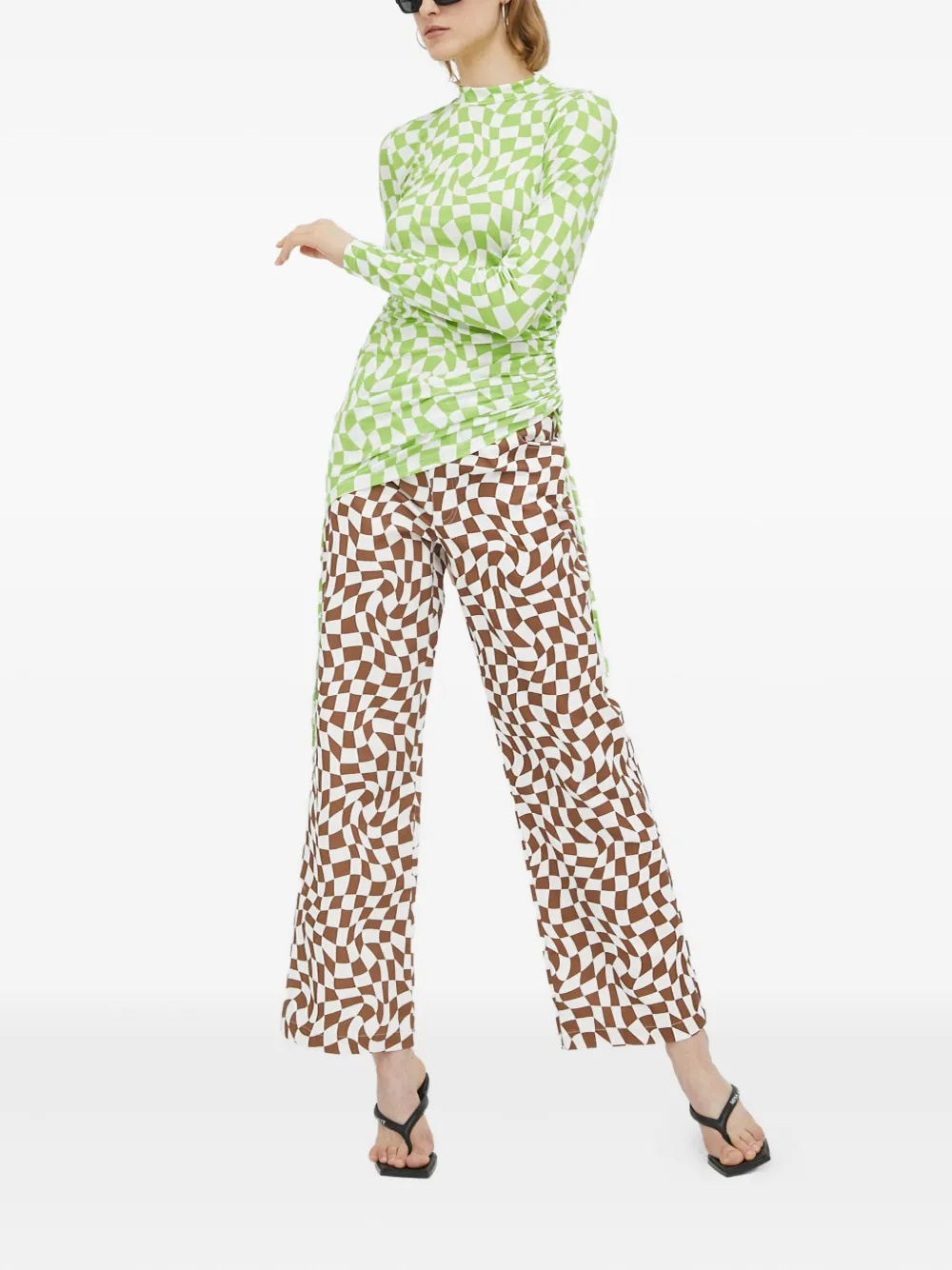 Résumé check long-sleeved top | Vests & Tank Tops | Image 2