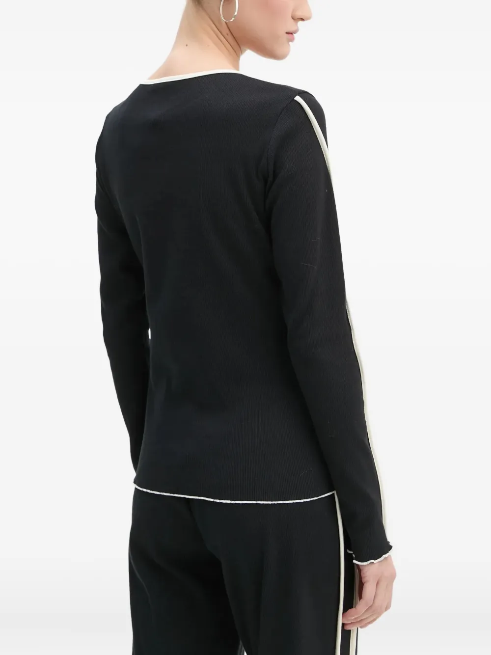 Resume Button-up Cardigan In Black