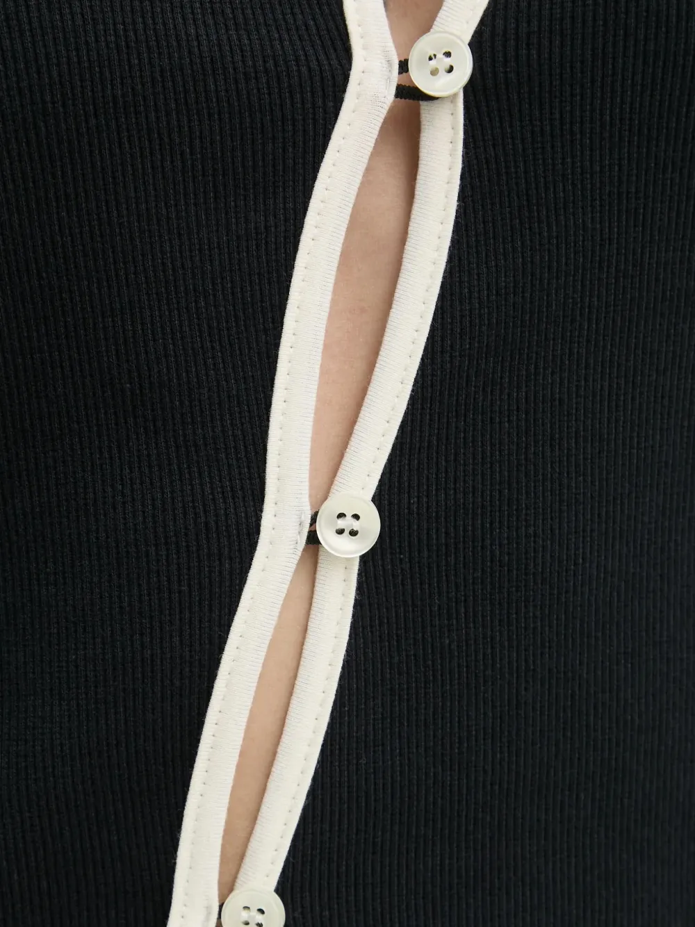 Resume Button-up Cardigan In Black