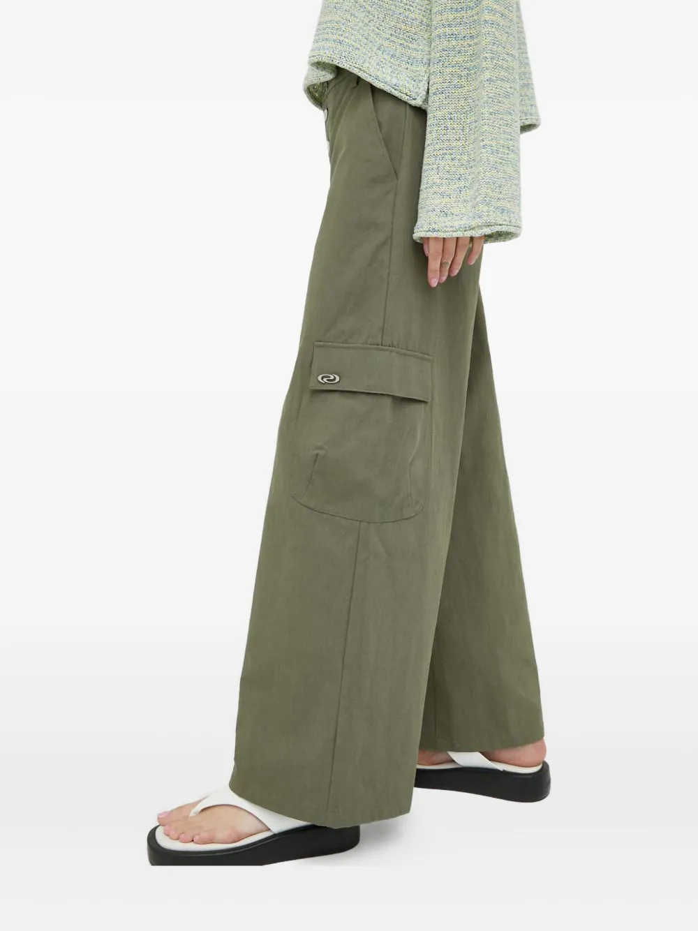 Résumé Cargo broek met logo Groen