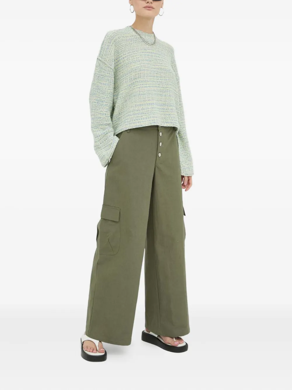 Résumé logo cargo trousers | Straight-Leg Pants | Image 2
