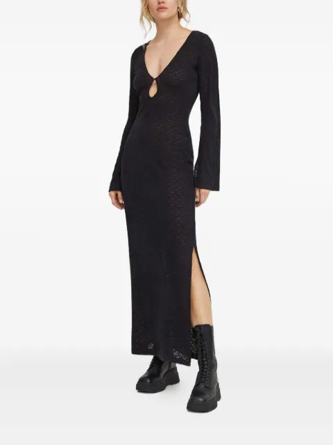 Résumé cut-out long-sleeve dress