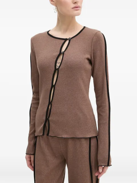Résumé button trim knitwear