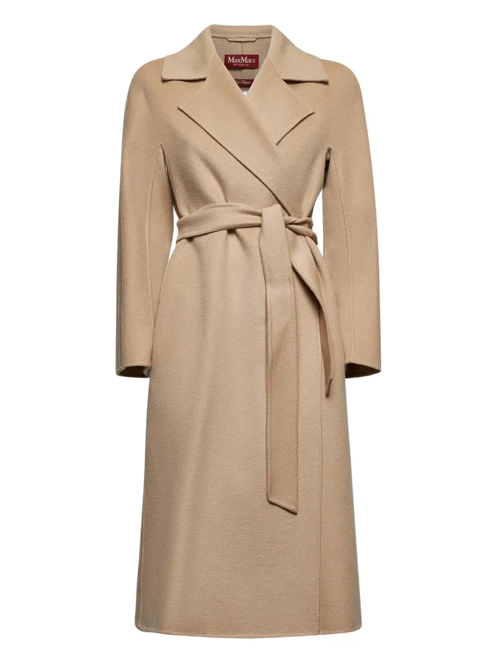 Max Mara Wikkeljas met ceintuur Beige