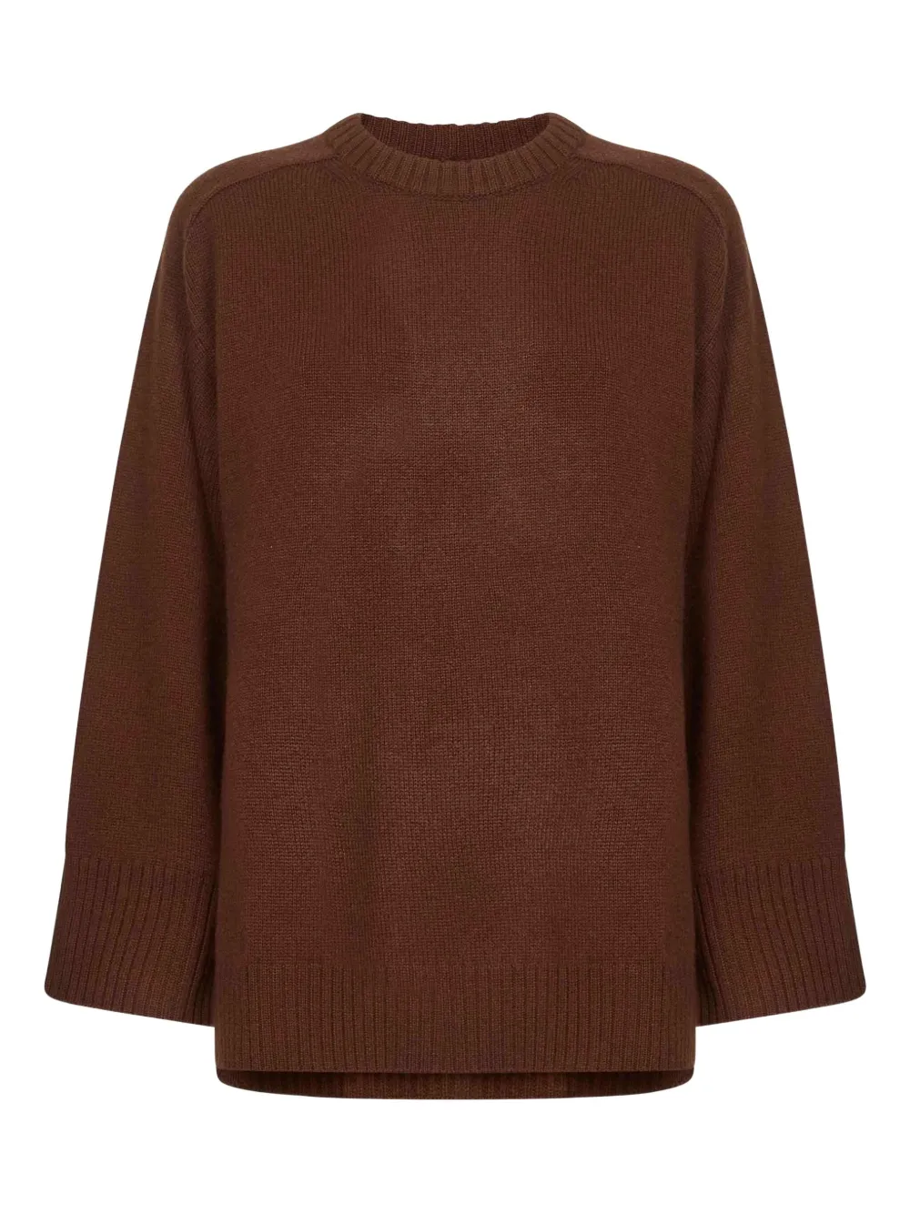 LouLou de Saison wide-cuff cashmere sweater | Brown | Image 1