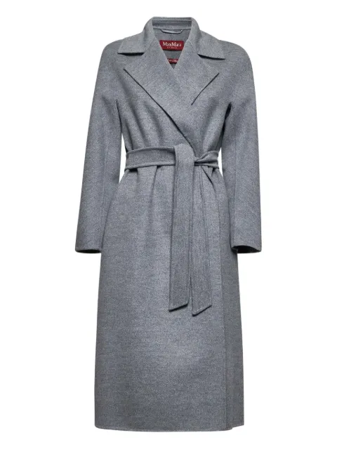 Max Mara belted-wrap coat