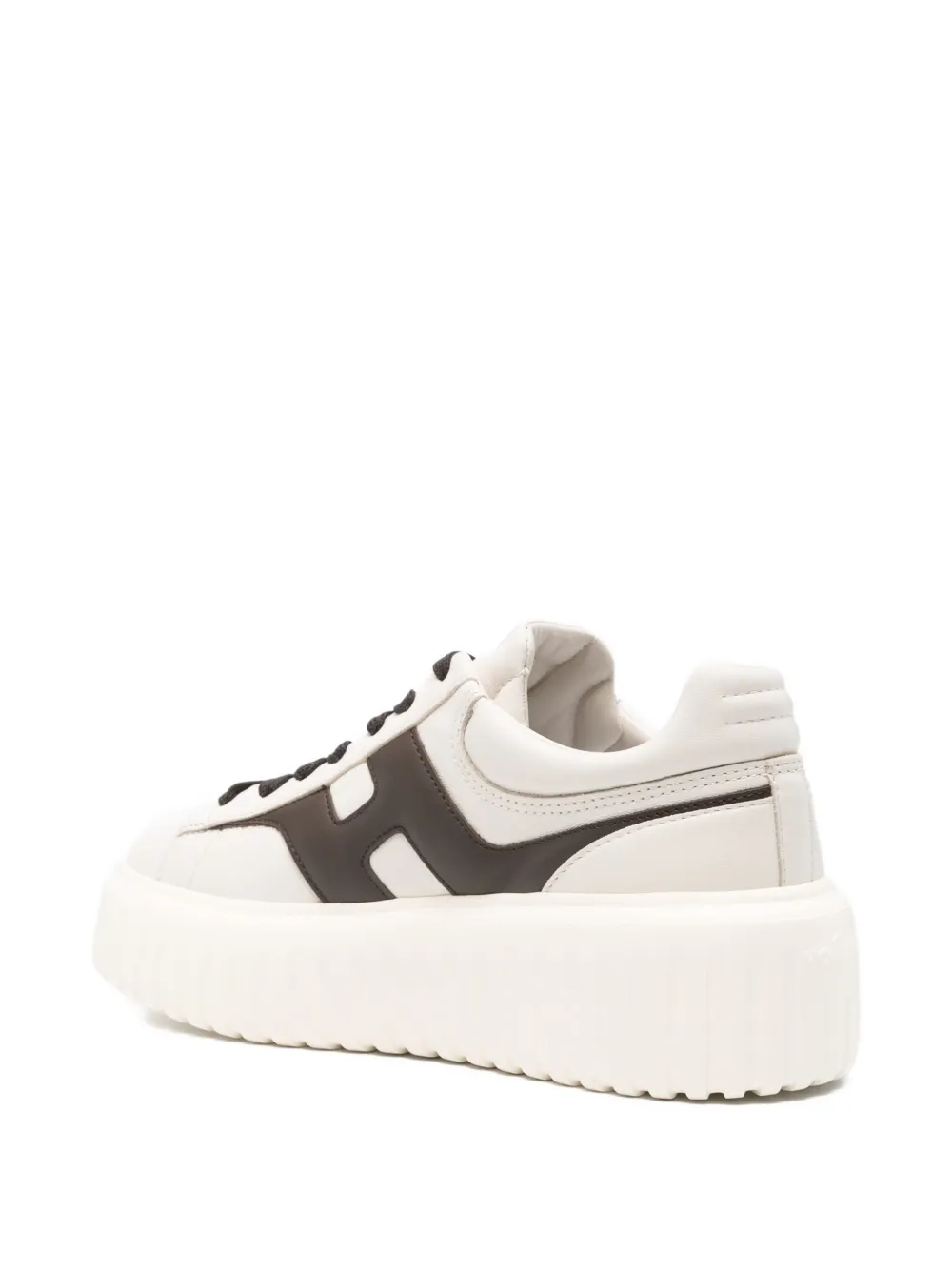Hogan leather logo sneakers Neutrals