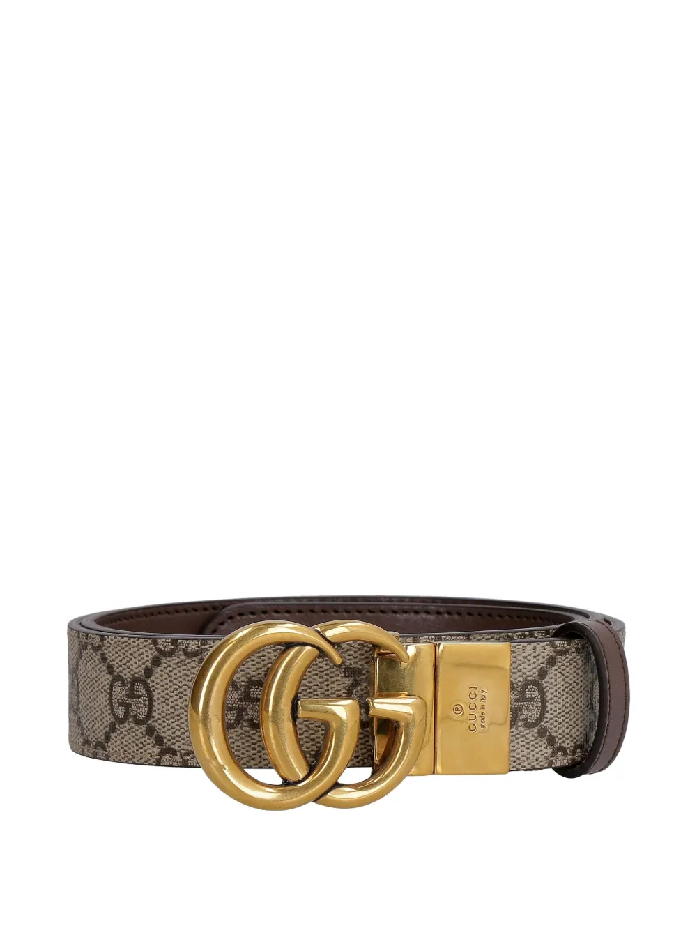 Gucci Double G reversible belt Beige