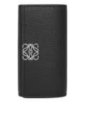 LOEWE Anagram leather key case - Black