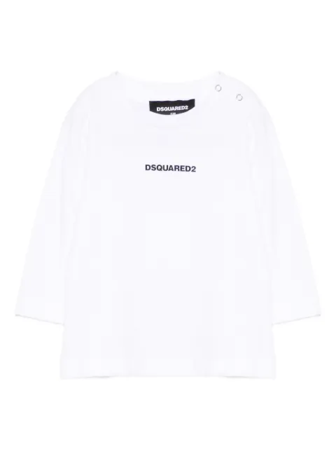 DSQUARED2 KIDS logo-print long-sleeve T-shirt