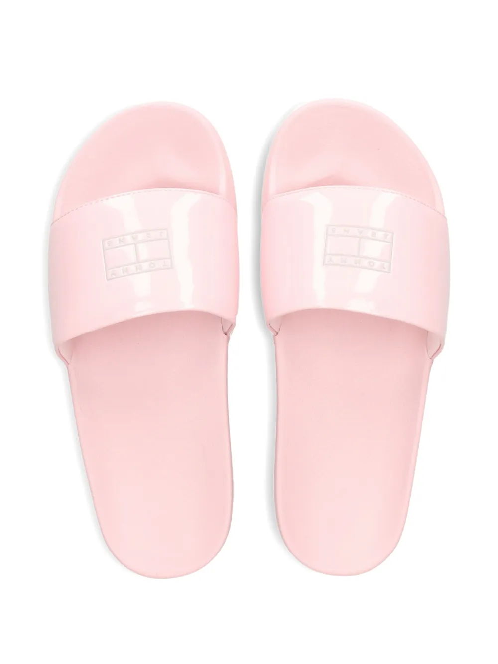 Tommy Jeans logo-plaque slides Pink