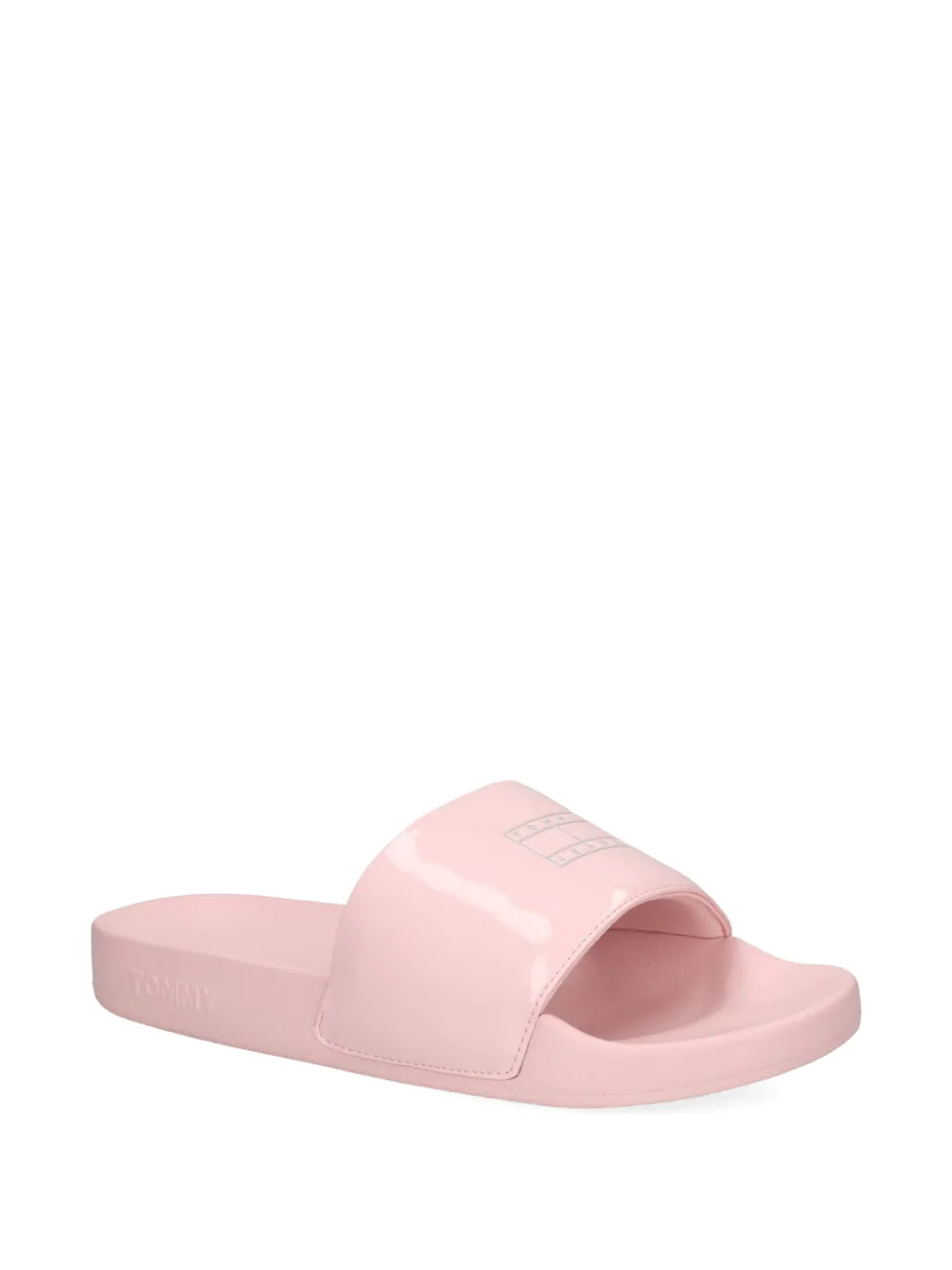 Tommy Jeans logo-plaque slides Pink