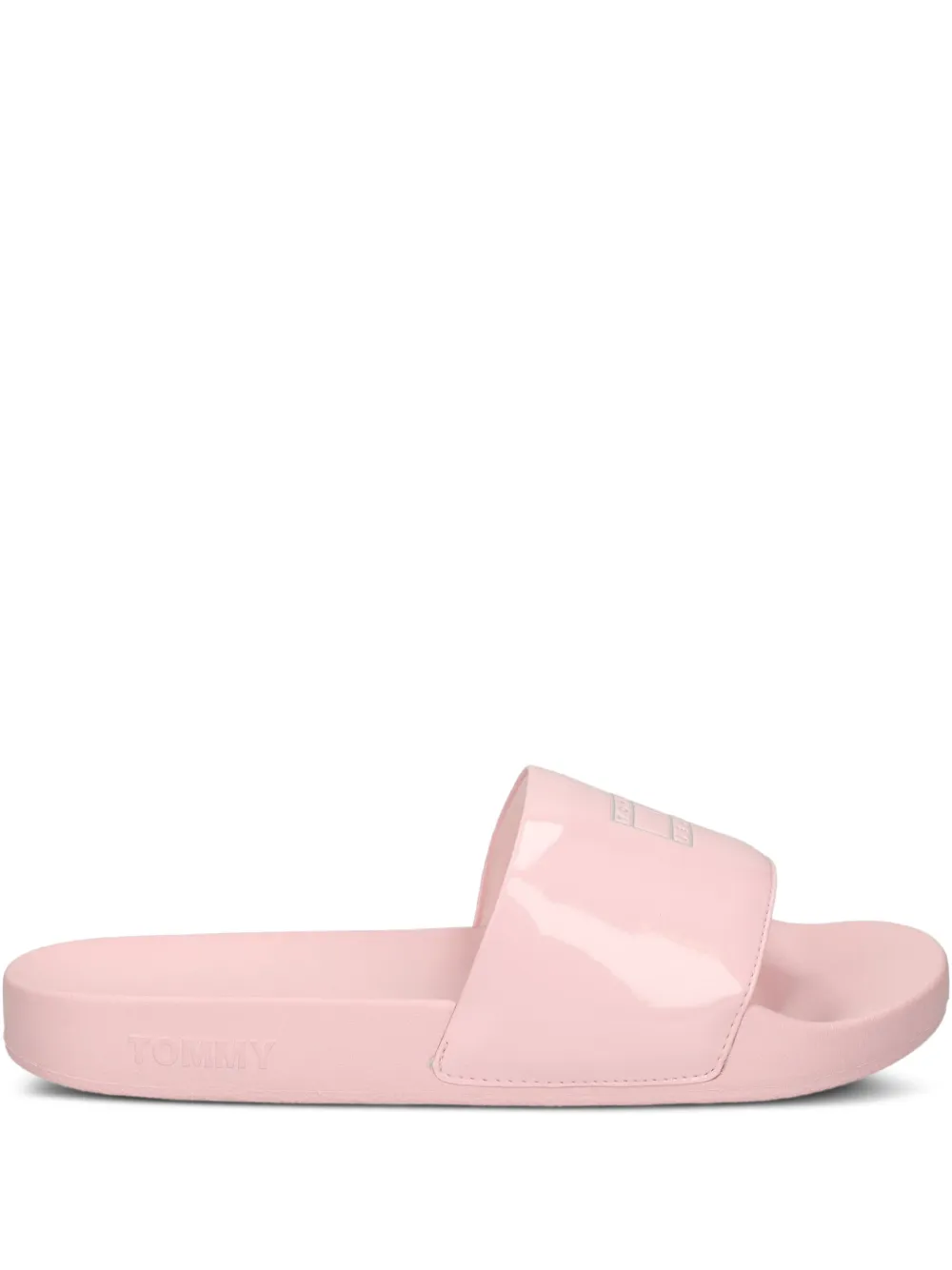 Tommy Jeans logo-plaque slides Pink