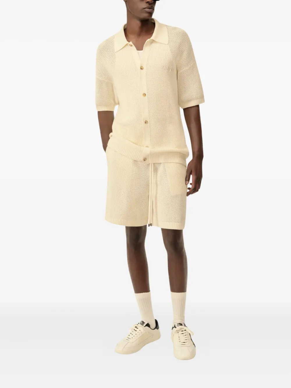AMIRI embroidered-logo crochet shirt | Image 2