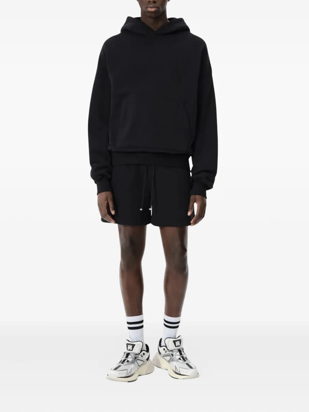 AMIRI logo-embroidered drawstring shorts | Track & Running Shorts | Image 2