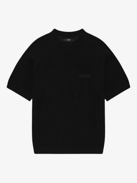 AMIRI сетчатая футболка в технике кроше