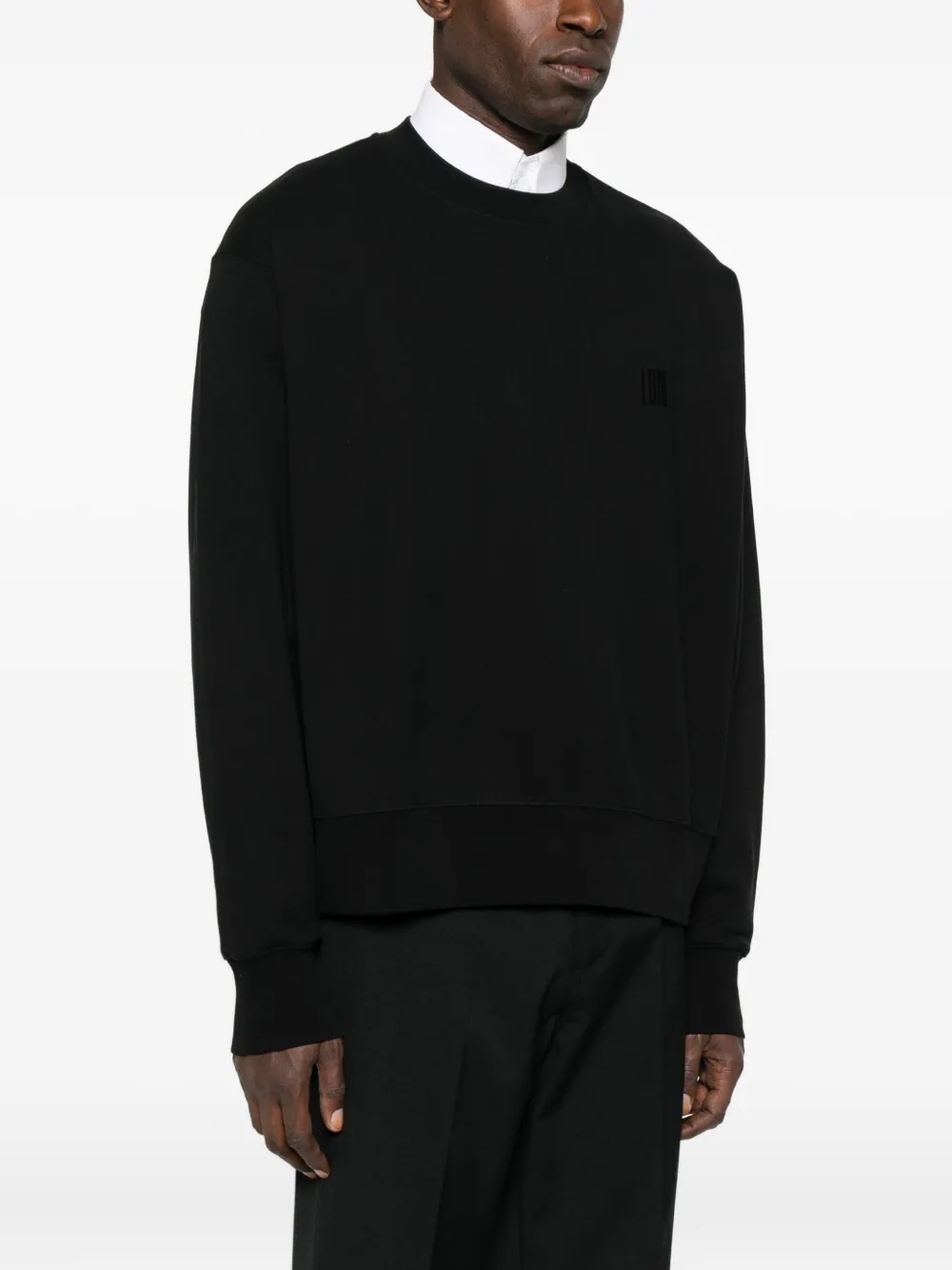 LGN LOUIS GABRIEL NOUCHI Sweater met ronde hals Zwart