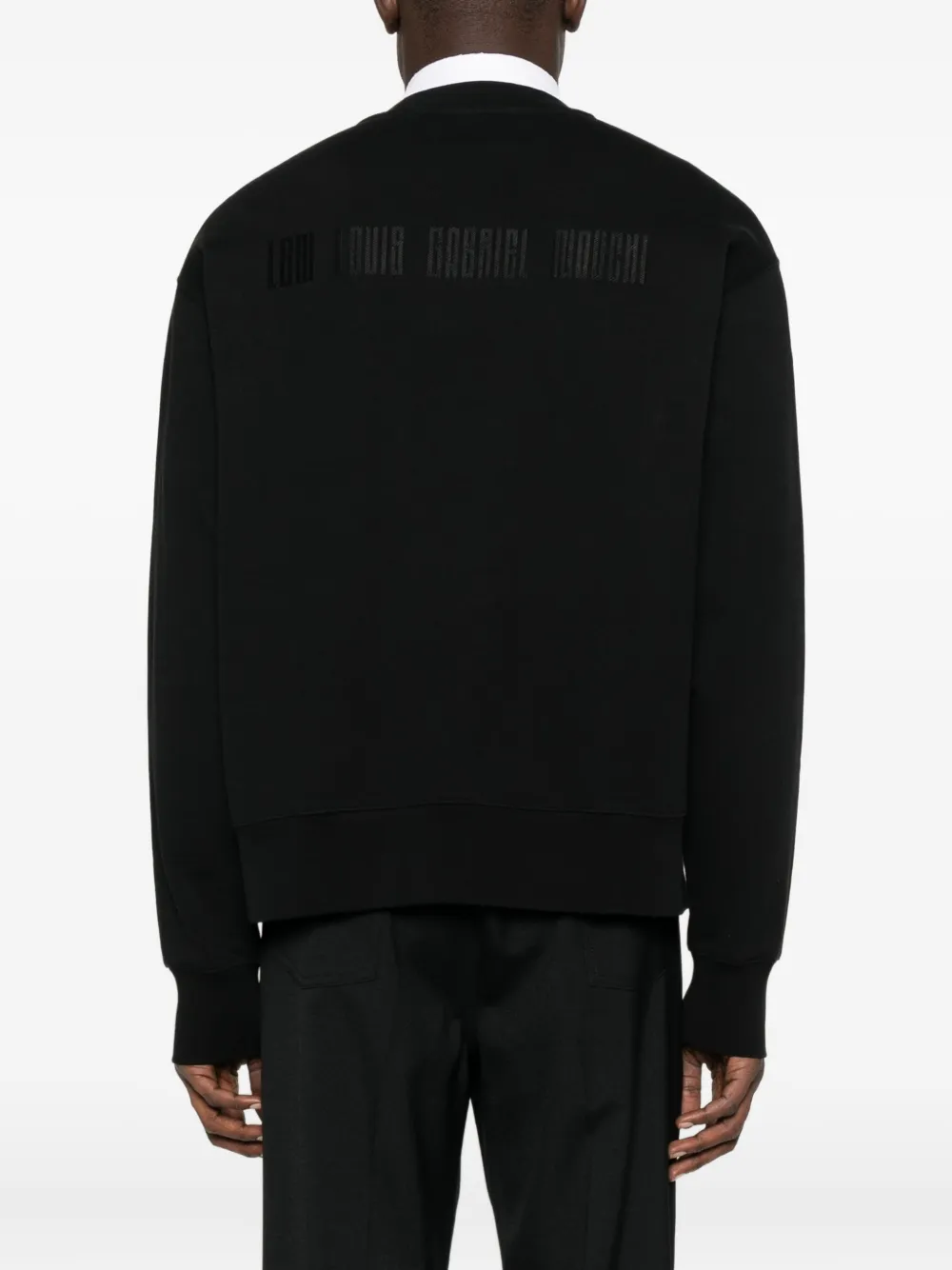 LGN LOUIS GABRIEL NOUCHI Sweater met ronde hals Zwart