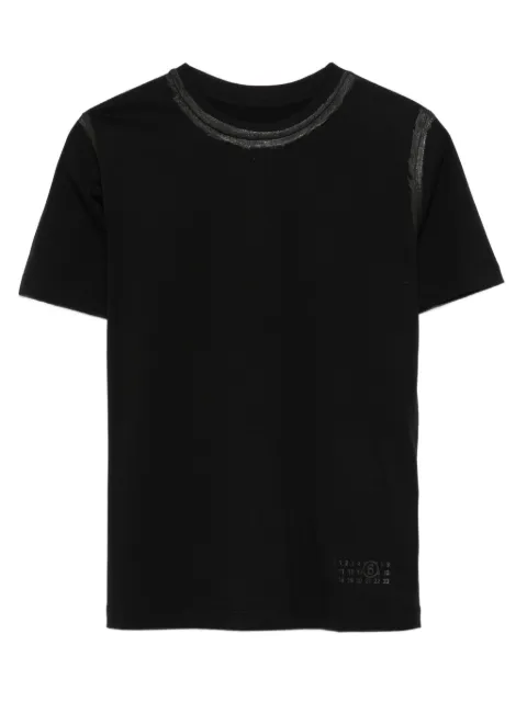 MM6 Maison Margiela Kids Numeric logo print T-shirt