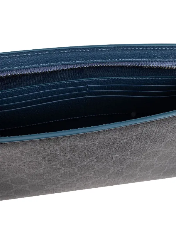 Gucci モノグラム クラッチバッグ | ブラック | FARFETCH JP