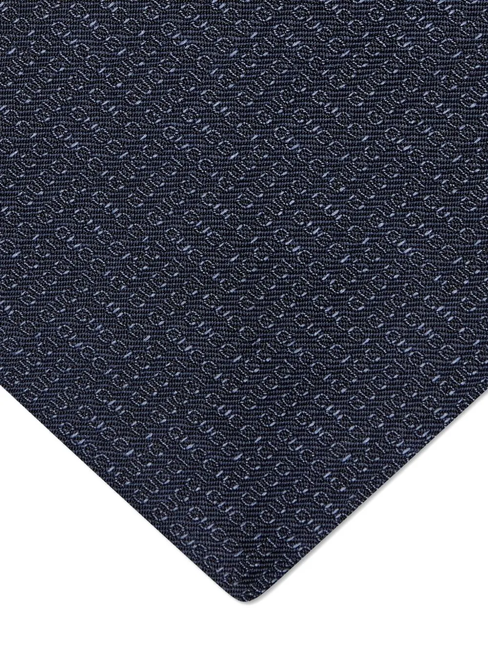 Gucci Zijden stropdas met patroon Blauw