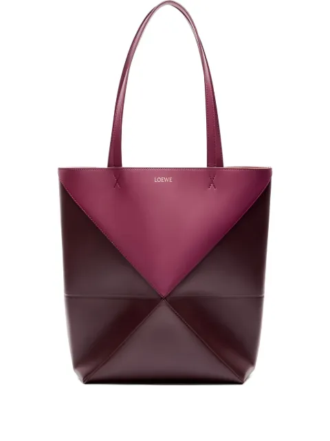 LOEWE Puzzle Fold bicolour tote bag