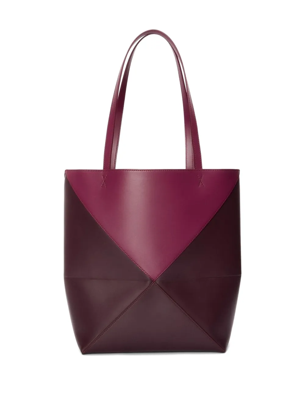 LOEWE Puzzle Fold tweekleurige shopper - Paars