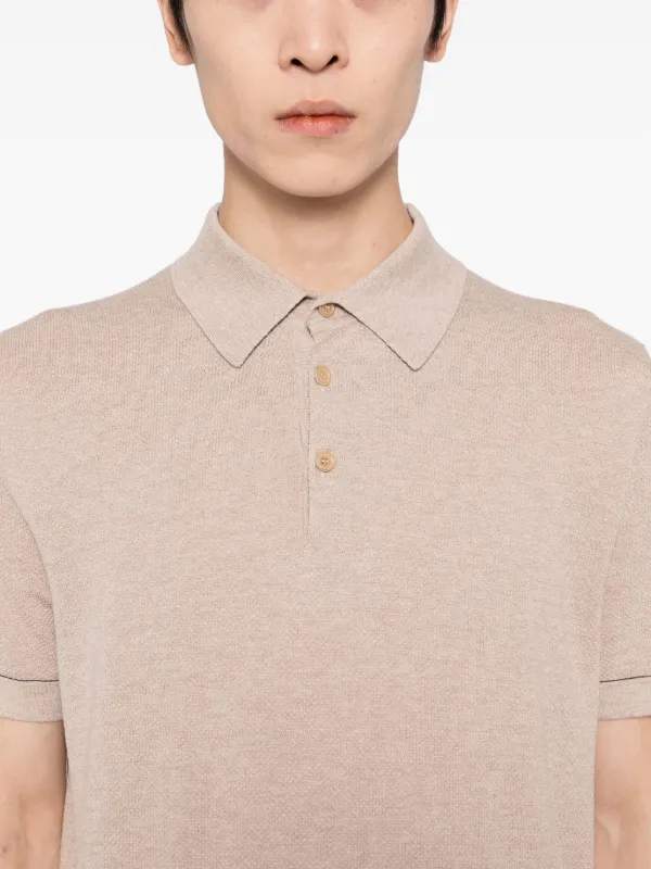 Brioni Sea Island ポロシャツ | ニュートラル | FARFETCH JP