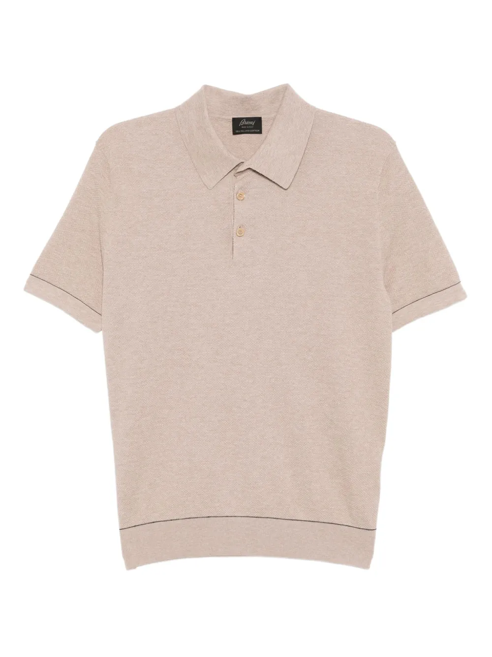 Brioni Sea Island polo shirt | Neutrals | Image 1