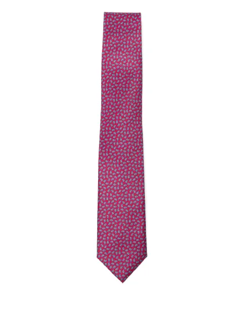 Brioni printed silk tie