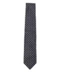 Brioni printed silk tie - Blue