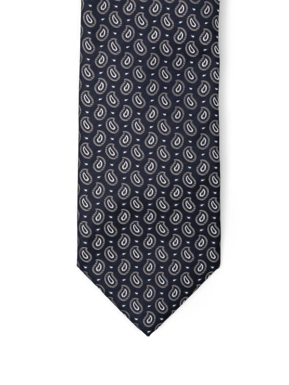 Brioni Stropdas met print - Blauw