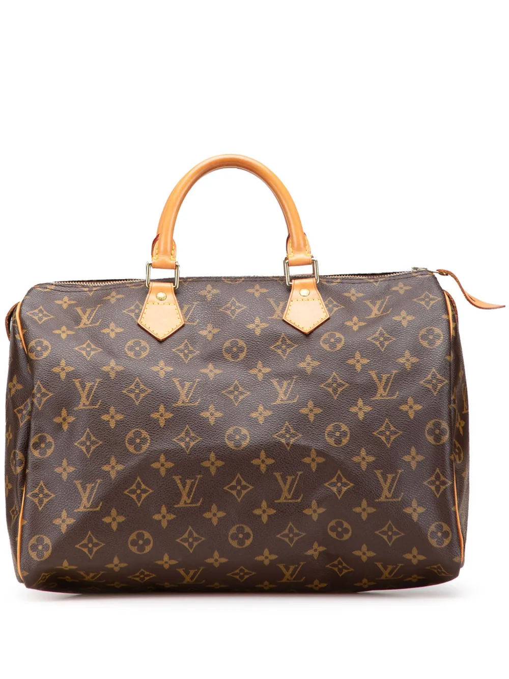 Louis Vuitton Pre-Owned 2000s モノグラム スピーディ 35 ボストンバッグ - ブラウン Louis Vuitton Pre-Owned 2000s モノグラム スピーディ 35 ボストンバッグ - ブラウン