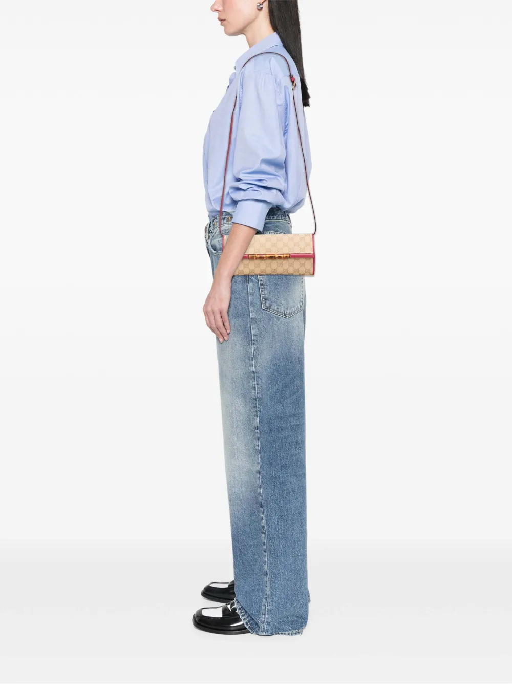 Gucci Pre-Owned 2000-2015 GG Canvas Bamboo Bar crossbody bag | Pre-Owned | Image 2