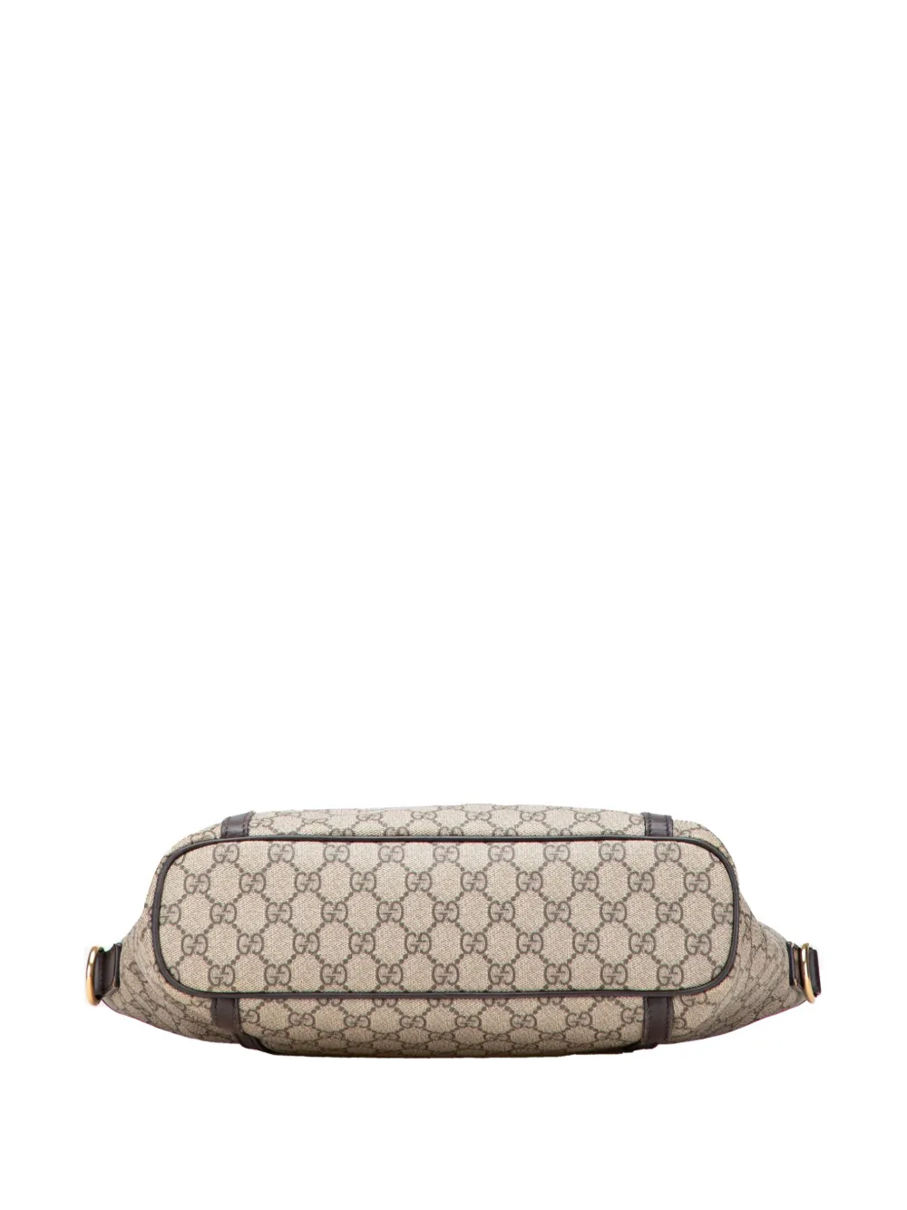 Pre-owned Gucci 2000-2015 Gg Supreme Joy Convertible Tote Satchel In Brown