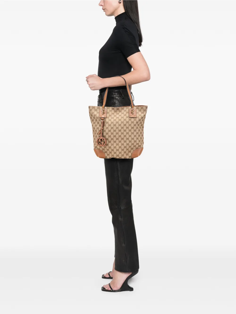 Gucci Pre-Owned 2000-2015 GG Canvas GG Charm tote bag | Pre-Owned | Image 2